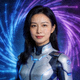 PG电子技术总监李娜头像，背景为科技感线条